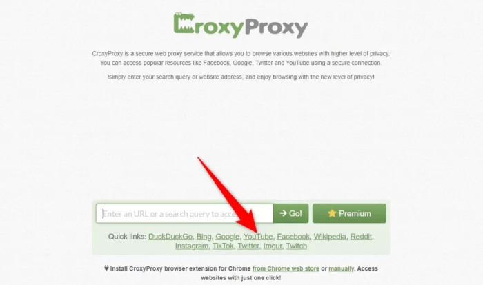 croxyproxy youtube